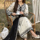 3 PC EMBROIDERED DHANAK SUIT - BG632
