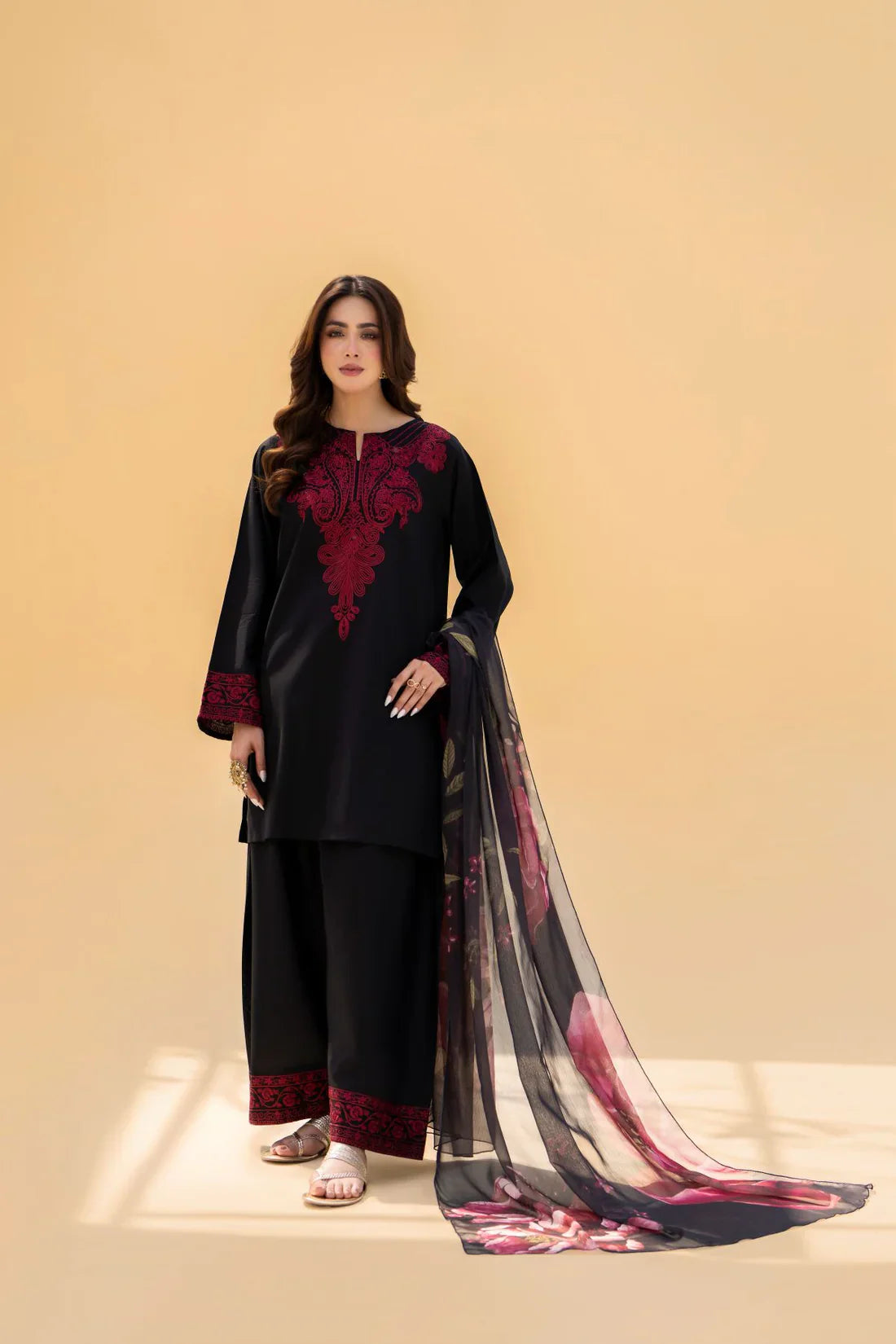 ZAROON 3PC UNSTITCHED LAWN  - BG849
