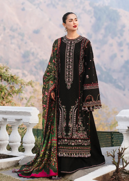 ZOBIA 3PC LAWN UNSTITCHED -  BG852