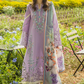 HEMLINE 3PC UNSTITCHED EMBROIDERED LAWN - BG860