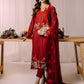 3 PC EMBROIDERED LAWN SUIT - BG858