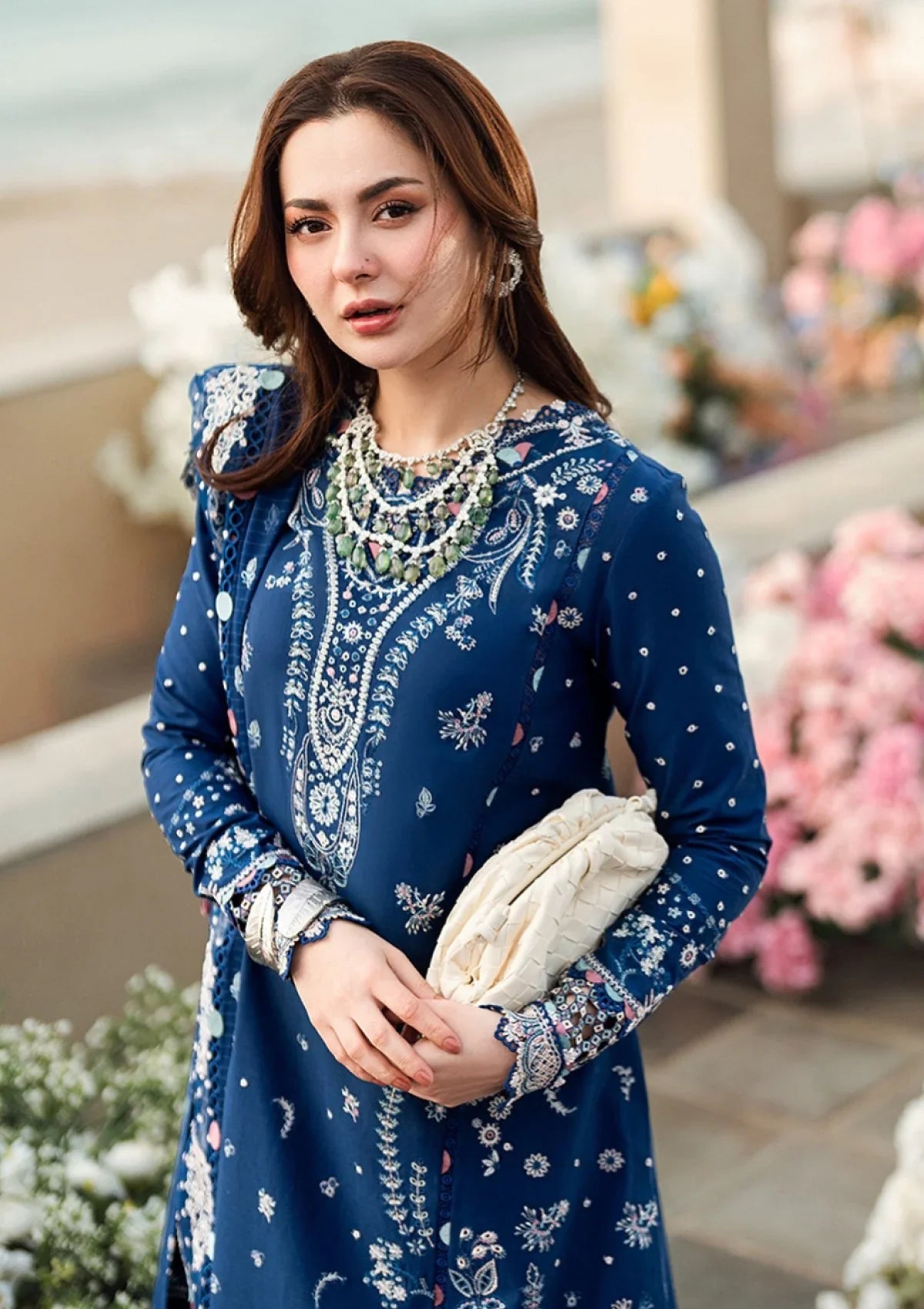 3PC UNSTITCHED LAWN - BG856